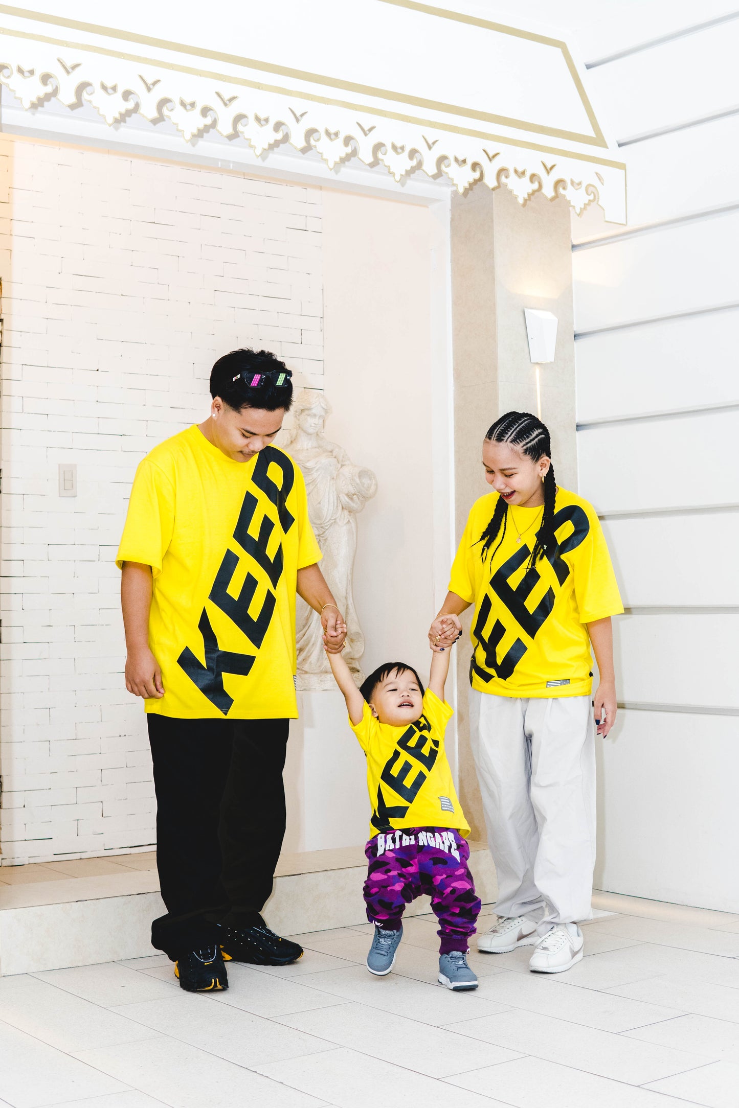 YELLOW BIG LOGO TEE